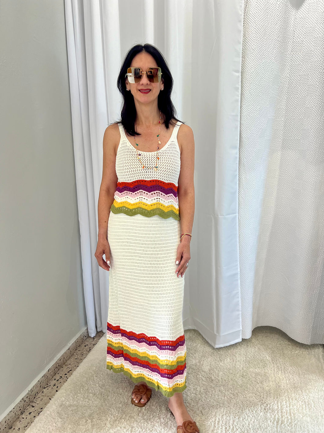 Crochet Skirt Set