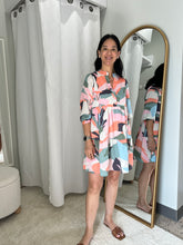 Load image into Gallery viewer, Button Down Print Dress
