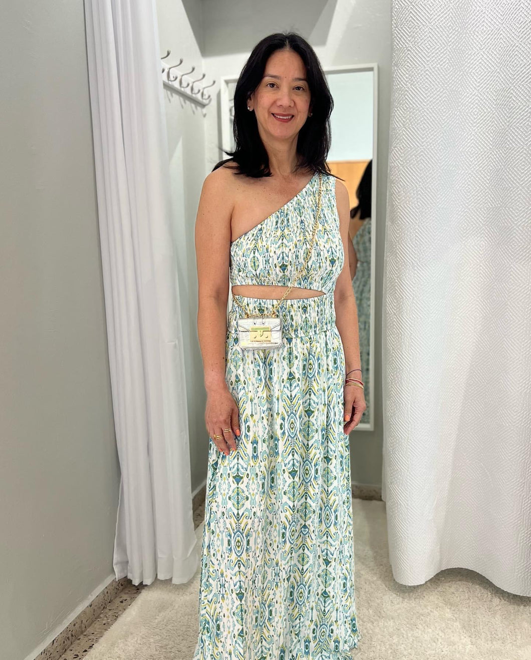 One Shoulder Maxi
