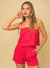Load image into Gallery viewer, Fuchsia Shorts Set
