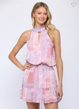 Load image into Gallery viewer, Pink Bandana Fleece Dress
